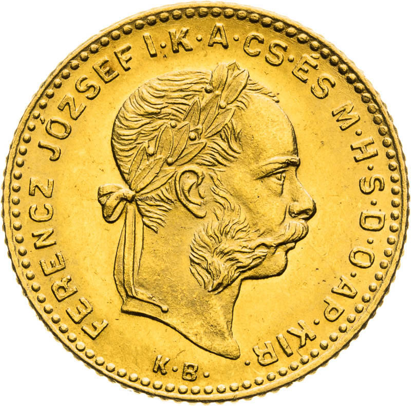 4 Forint 1888 - front