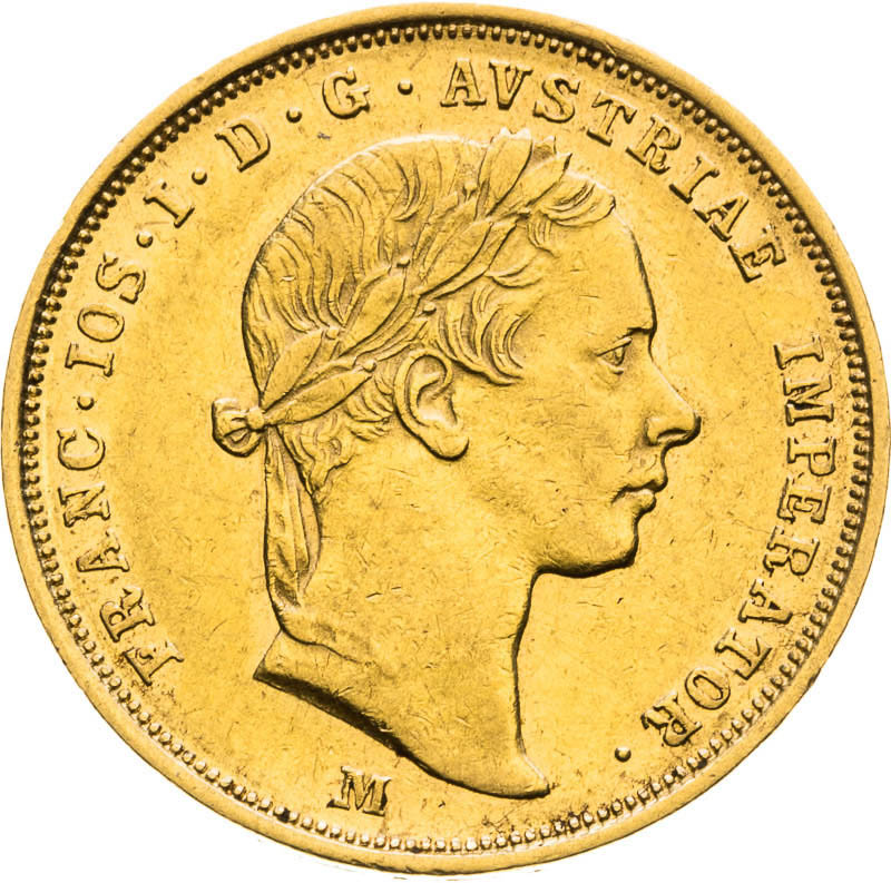 1/2 Sovrano 1854 - front