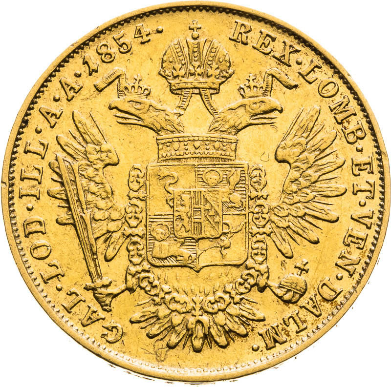 1/2 Sovrano 1854 - back