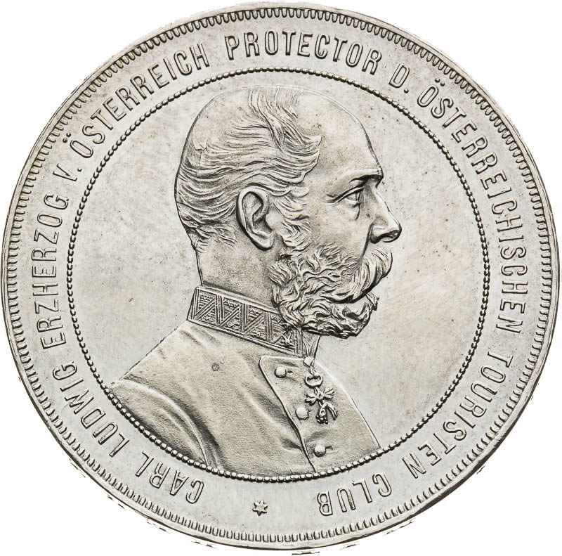 Silver Medal 1877 (Thaler) - front