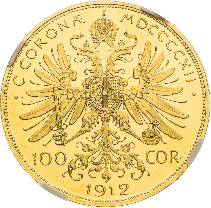100 Corona 1912 - back