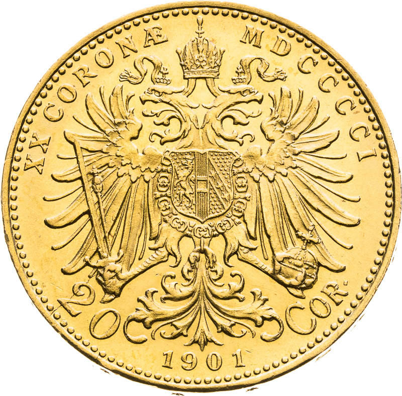 20 Corona 1901 - back