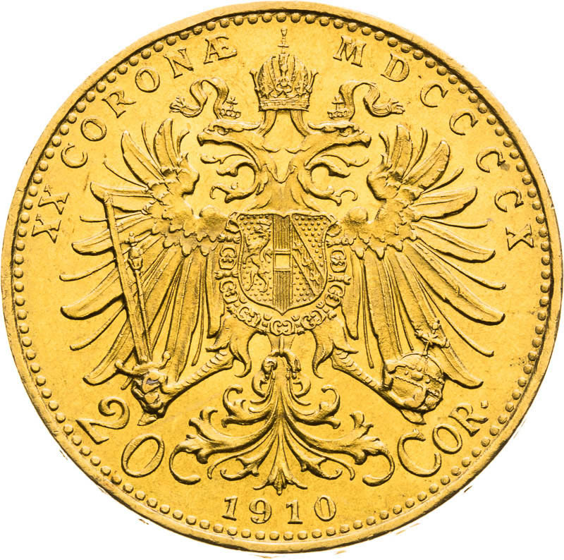 20 Corona 1910 - back