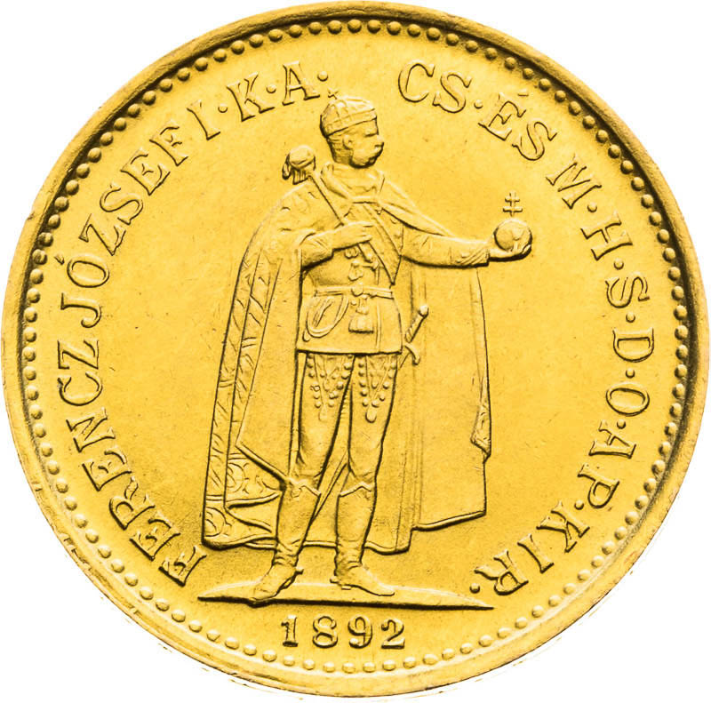 10 Corona 1892 - front