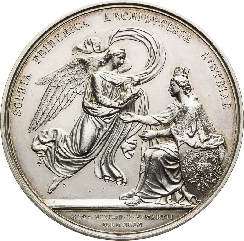 Silver Medal 1855 - back