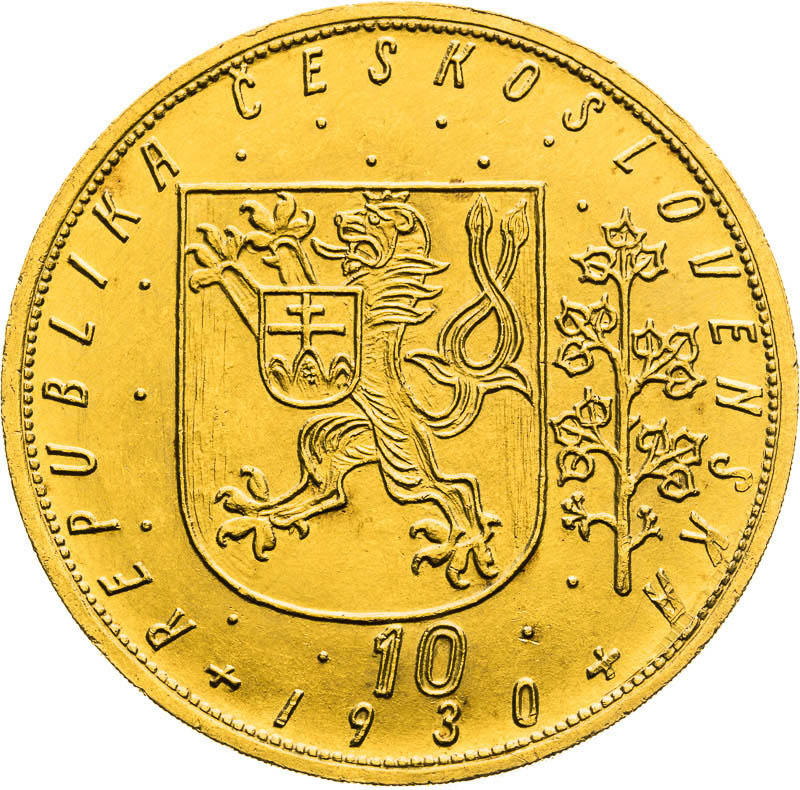 10 Ducats 1930 - front