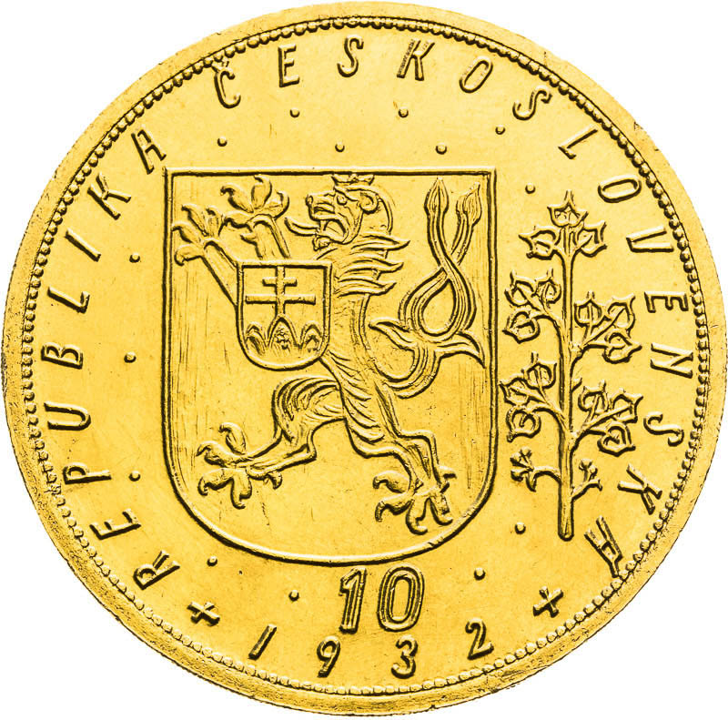 10 Ducats 1932 - front