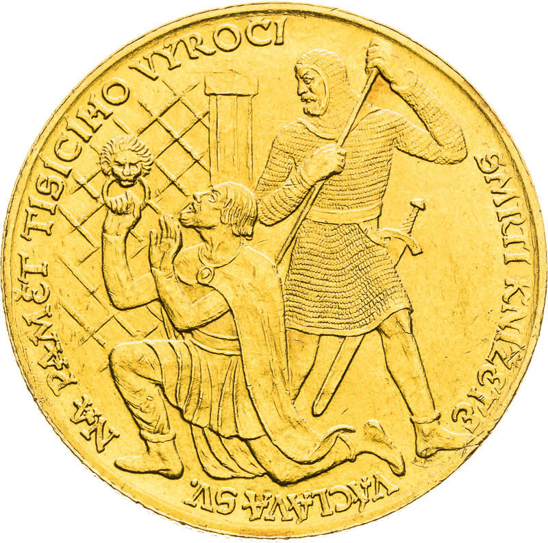 Gold Medal 1929 - 3 Ducats - front