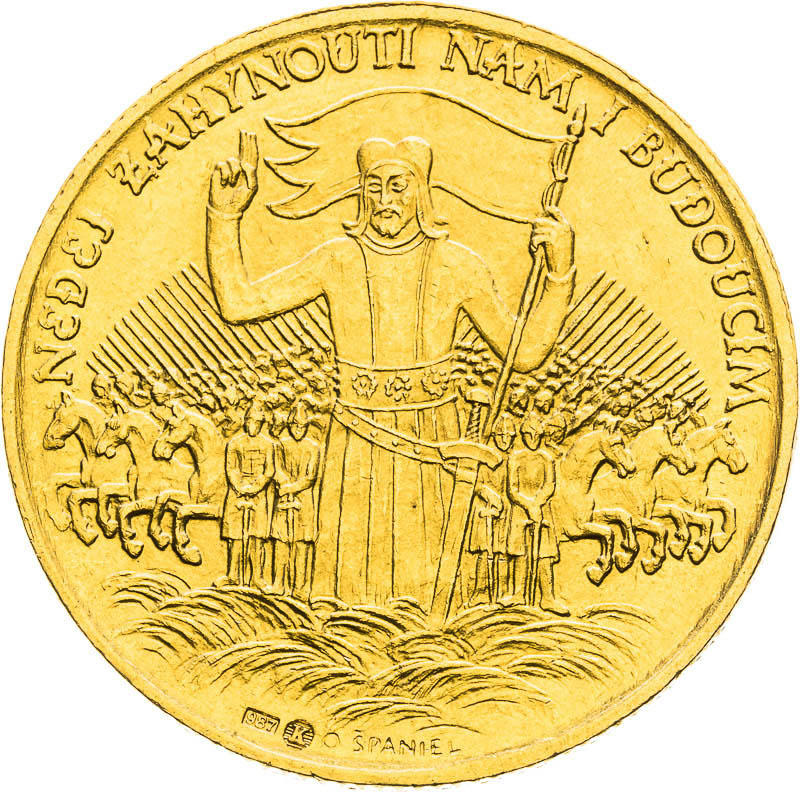 Gold Medal 1929 - 3 Ducats - back