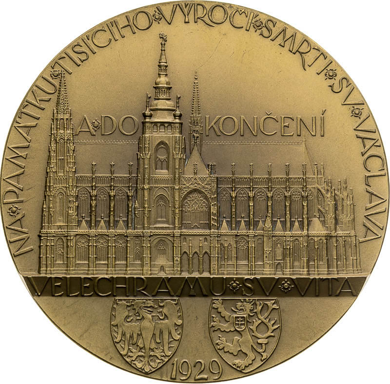 Bronze Medal 1929 - back