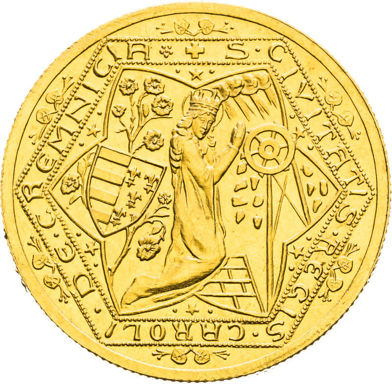 Gold Medal 1934 - Ducat - front