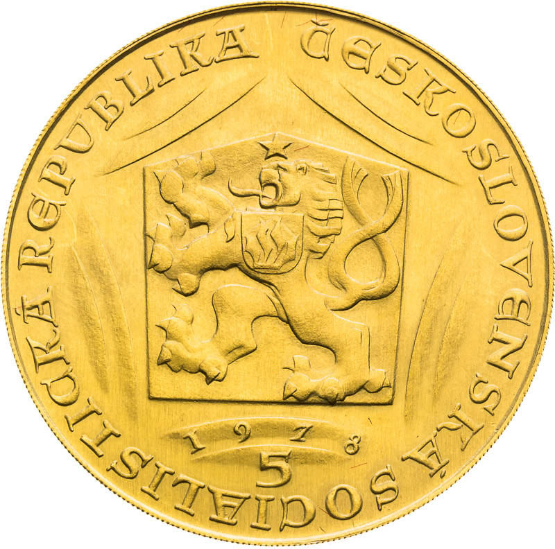 5 Ducats 1978 - front