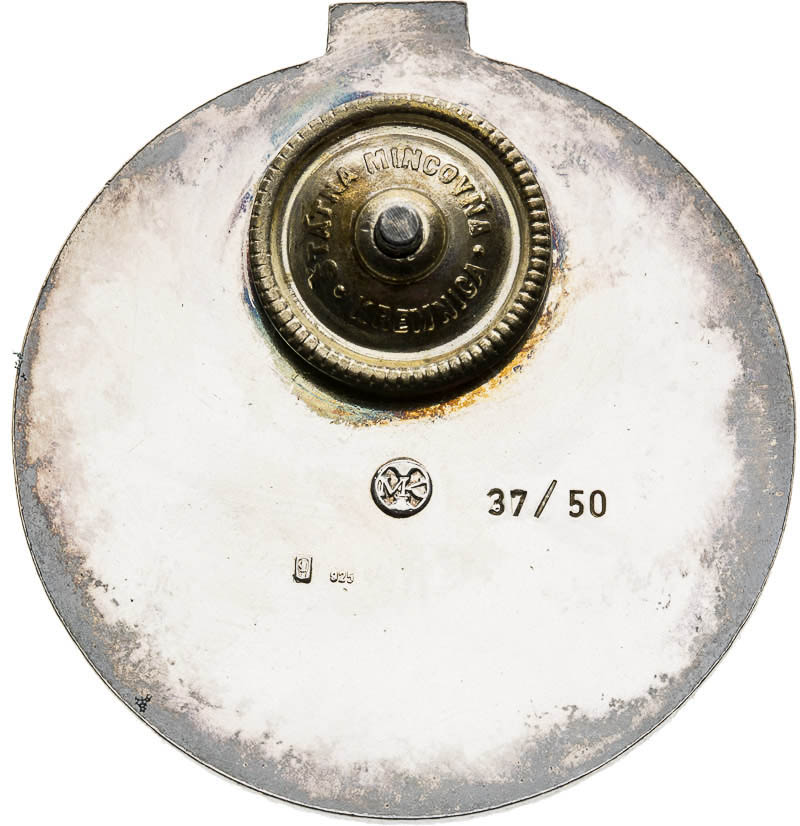 Badge Pilot - cosmonaut of the Republic of Slovakia - back