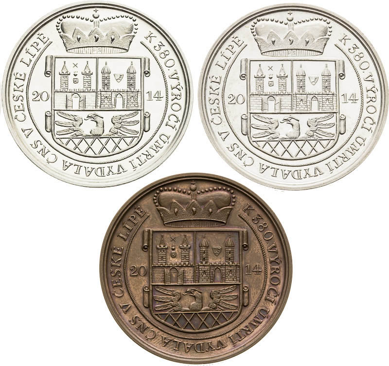 Medal 2014 (3 pcs) - back