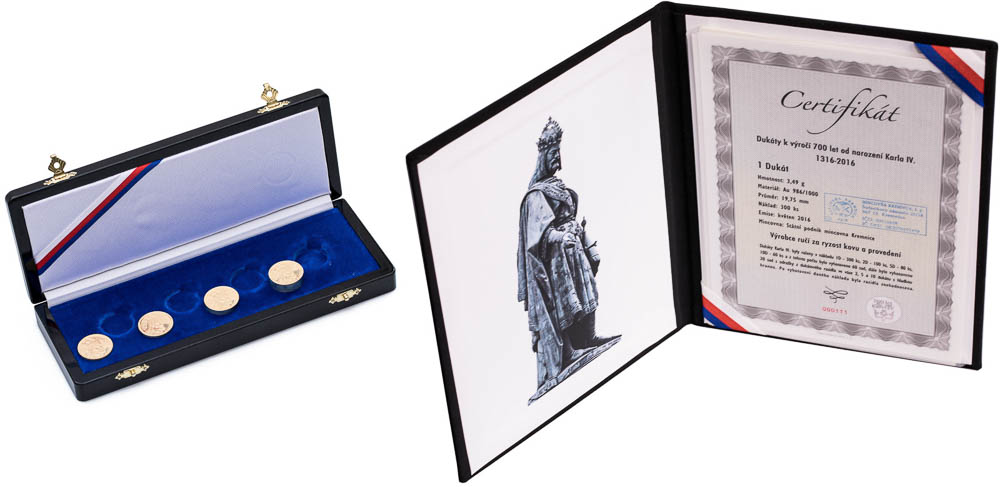 Set of gold medals 2016 (4 pcs) - back