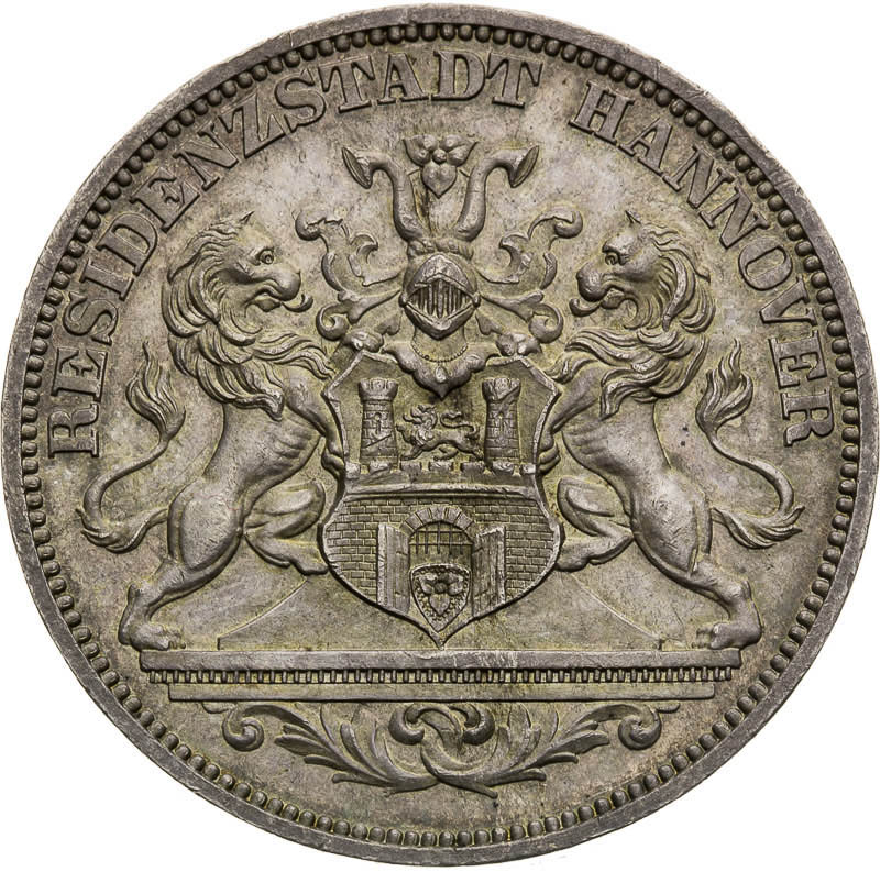 Silver Medal - Thaler 1872 - front