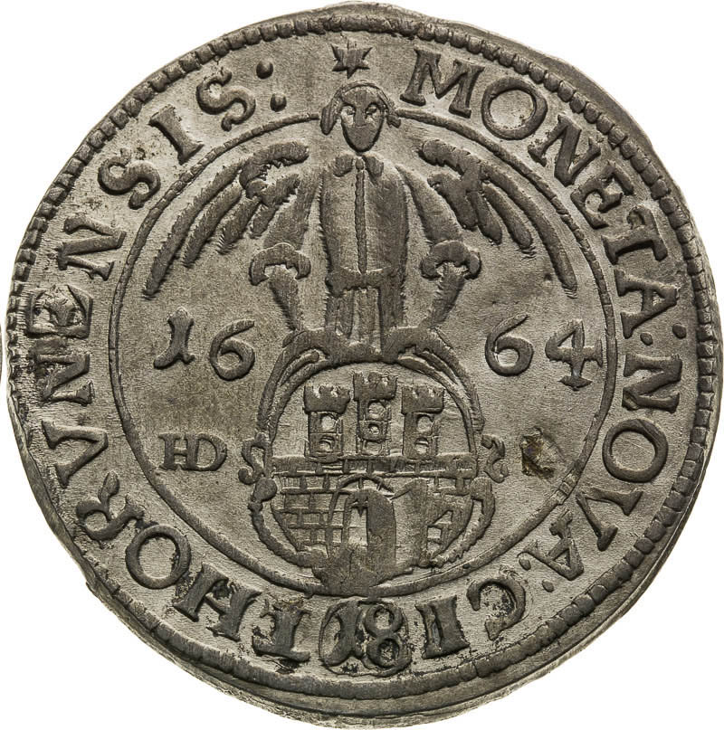Ort (1/4 Thaler - 18 Kreuzer) 1664 - back