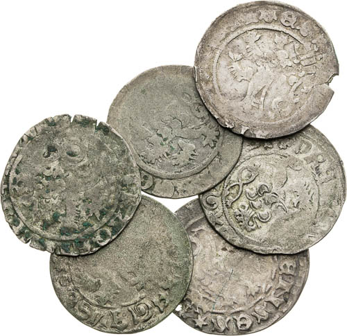 Prague Groschen (1346-1490)  - front