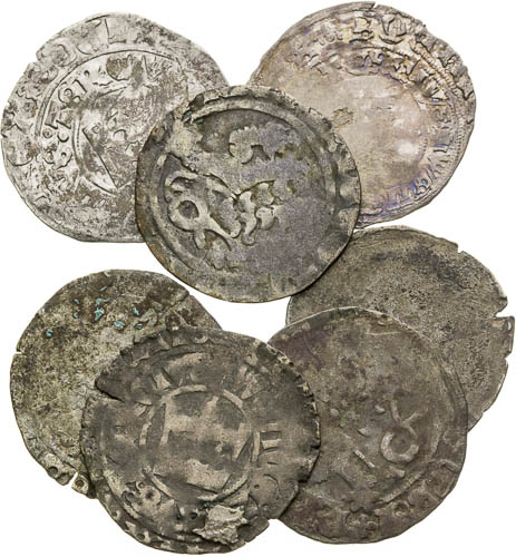 Prague Groschen (7 pcs) - front