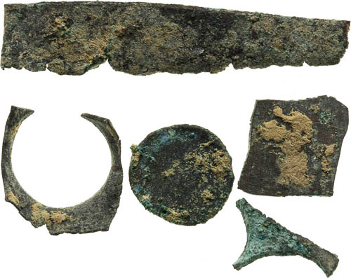 Flans from false coins production (1469-1472) - front