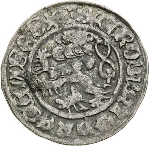Prague Groschen (around 1480) - back