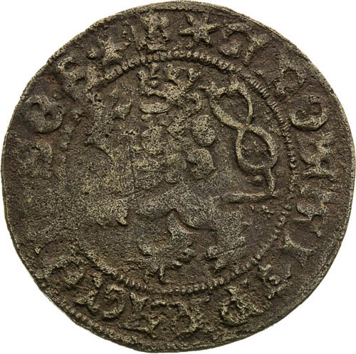Prague Groschen (around 1471-1477) - back