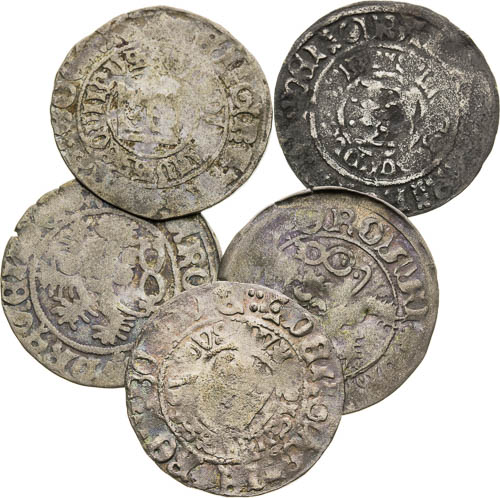 Prague Groschen (5 pcs) - front