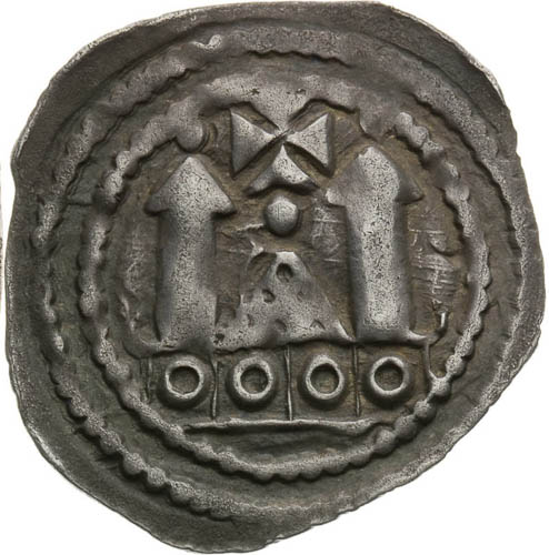Pfennig (1170-1200) - back