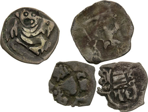 Pfennig (13th-15th century) (4 pcs) - front
