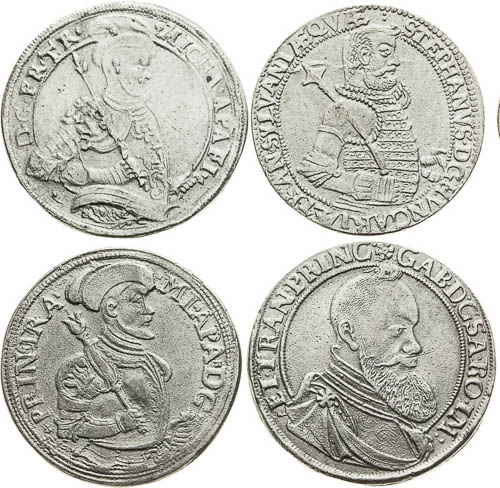 Thaler 1606-1663 (4 pcs) - front