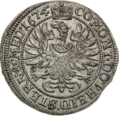 VI Kreutzer 1674 - back