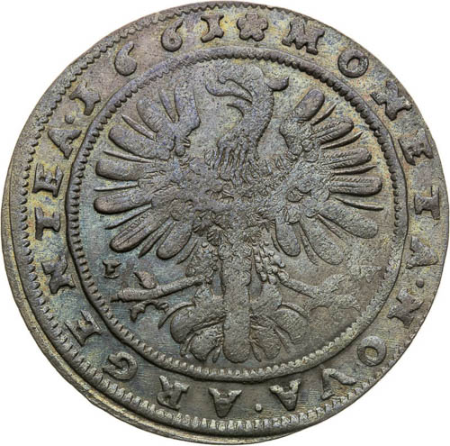 XV Kreutzer 1661 - back