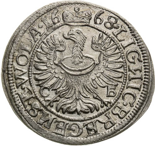 3 Kreutzer 1668 - back