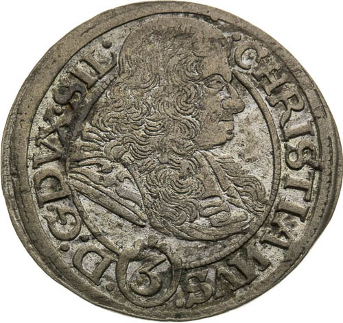 3 Kreutzer 1668 - front