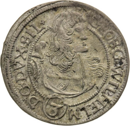 3 Kreutzer 1674 - front