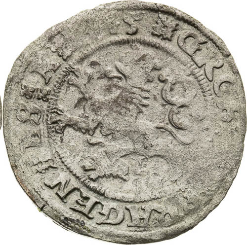 Prague Groschen 1545 - back