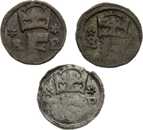 Kleinpfennig undated (3 pcs) - front