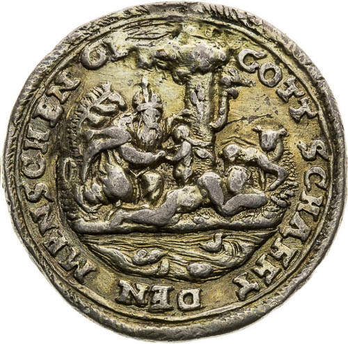 Silver medal  - back