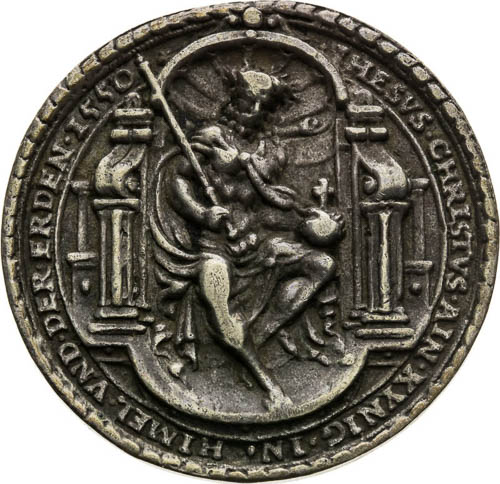 Silver medal (1550) - front