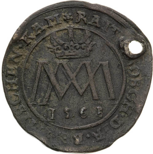 Raitpfennig 1568, 1587 (2 pcs) - back