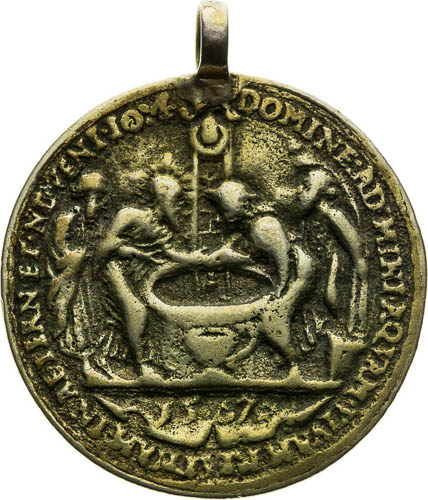 Silver medal (1567) - back
