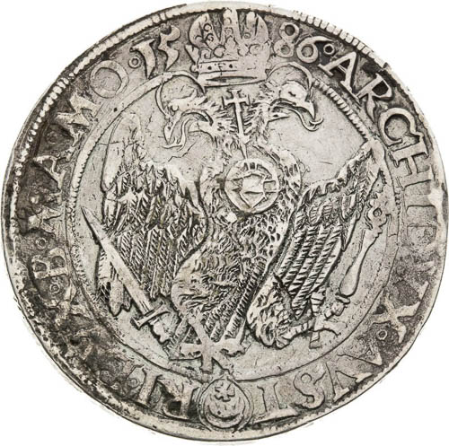 Thaler 1586 - back