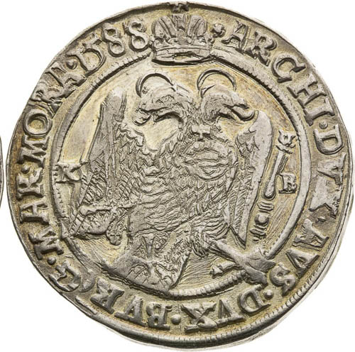 1/2 Thaler 1588 - back