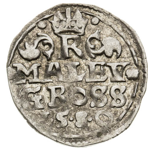 Kleingroschen 1580, 1599 (2 pcs) - back