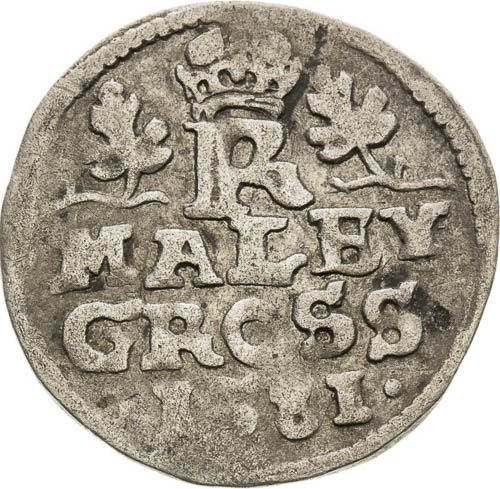 Kleingroschen 1581 - back