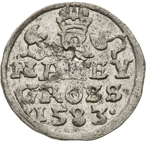 Kleingroschen 1583 - back
