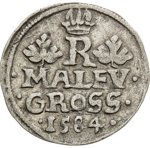 Kleingroschen 1584 - back