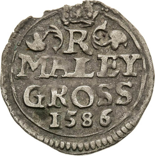Kleingroschen 1586 - back