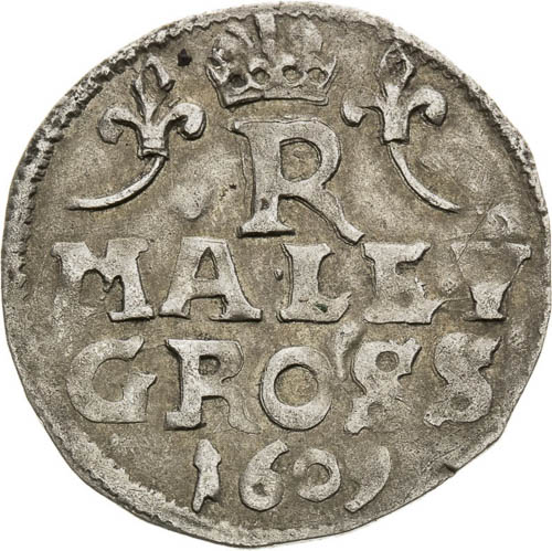 Kleingroschen 1609 - back