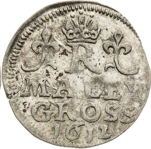 Kleingroschen 1612 - back